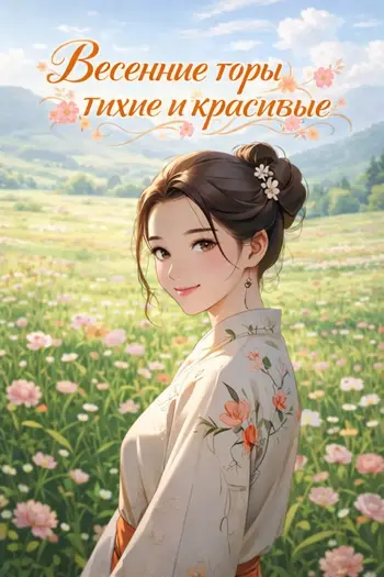 Весенние горы тихие и красивые