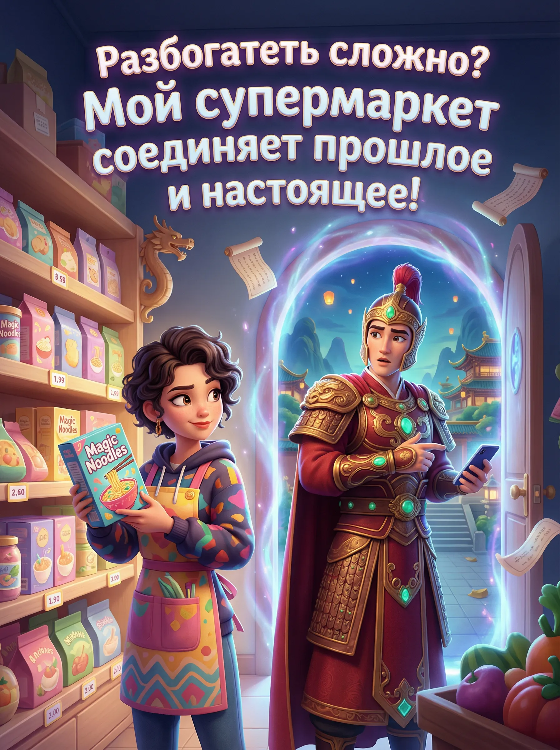Разбогатеть сложно? Мой супермаркет соединяет прошлое и настоящее!